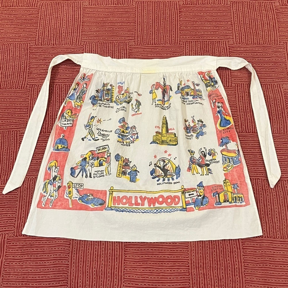Hollywood Themed Kitchen waist Apron